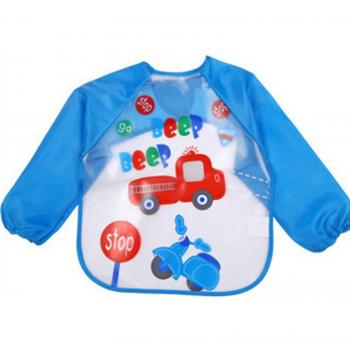 Kids Long Sleeve Waterproof Feeding Apron