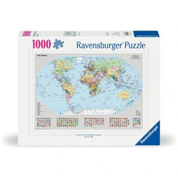 Politische Weltkarte - 1000 Teile Puzzle