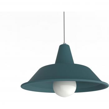 Duna Sospensione Lumicom 1XE27 Blu Mediterraneo 42W Metallo
