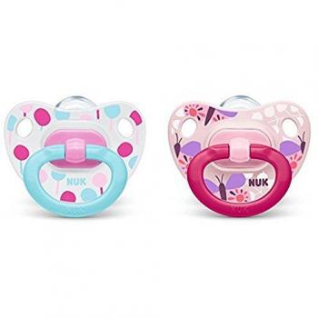 NUK Happy Days Napp 0-6m - Rosa