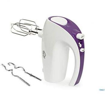 Mixer a 5 velocità con fruste e ganci per miscelare, sbattere e amalgamare DCG HM817, 200W, Corpo ABS, Colorato