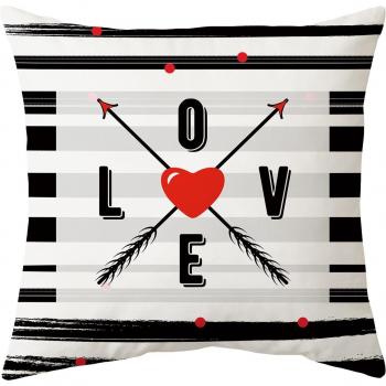 Funda de almohada de decoración 45x45cm Día de San Valentín