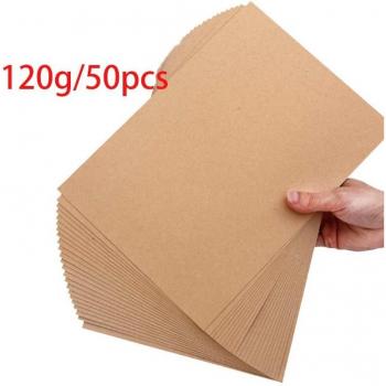 A4 Thick Brown Kraft Paper for Card Making