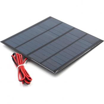 Mini Solar System 12V/18V with 100/200cm Wire for Battery Charger (1.8W - 5W)