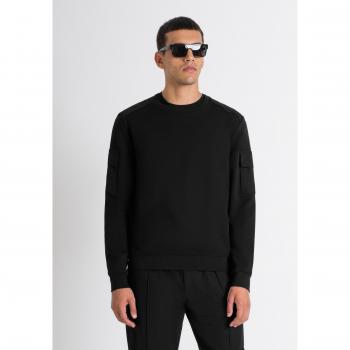 Sudadera de Algodón Negro Antony Morato