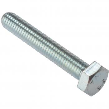 High Tensile Set Screw Zinc Plated M12 x 100mm Bag of 5