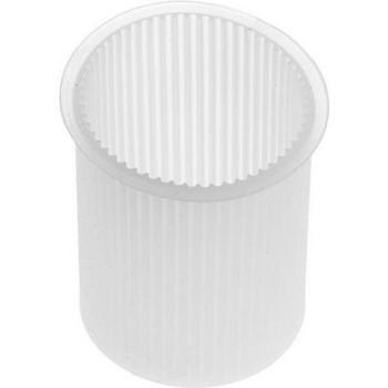 Silikon-Kerzengießform „Zylinder mit Rillen“ – 7 × 10,5 cm