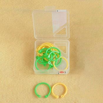 16pcs Easy Ring Key Chain Binders