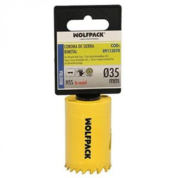 Sierra Bimetal 35 mm con Corona para Madera, Acero e Hierro