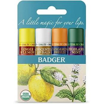 Balsamo di Badger Classic Balsamo Labiale Oro