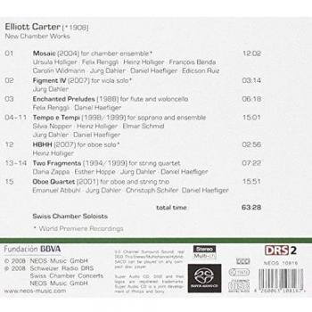 Happy Birthday,Elliott Carter!-New Chamber Works