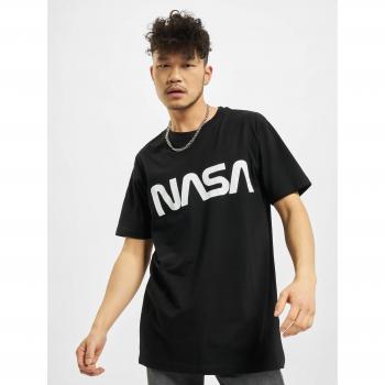 Mister Tee T-shirt a Maniche Corte Nasa Worm Nero 5XL