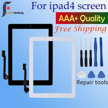 IPad 4 Glass Touch Panel with Home Button A1458 A1459 A1460
