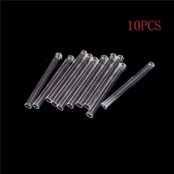 10pcs Pyrex Glass Blowing Tubes 100mm Long
