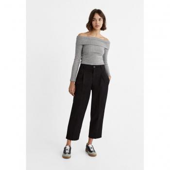 Pantaloni Carrot pence Nero 48