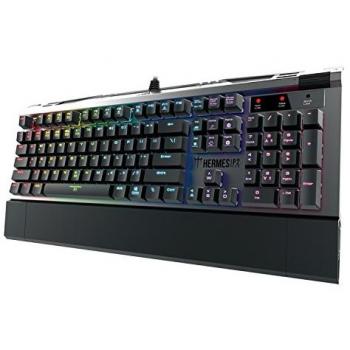 TECLADO MECANICO GAMING BLUE SWITCH HERMES P2 RGB GAMDIAS