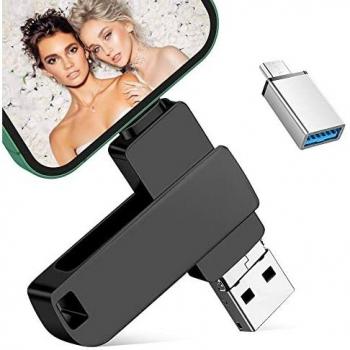 USB‑FlashDrive 256 GB mit USB‑C Anschluss – erweiterbarer Speicher für iOS & Android
