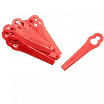 10x Lama di Ricambio Grizzly 91099379 Rosso VHBW