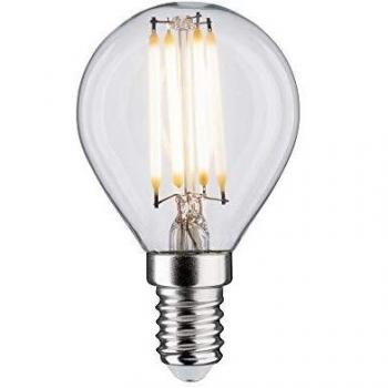Paulmann LED Tropfen Touch dimmbar, 5W = 37W, 432 lm, E14, klar, Warmweiß (2700 K), 3 Stufen dimmbar