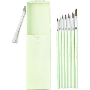 Set de Cepillos Acuarela 7 Unids + Portátil Funda – HX6A