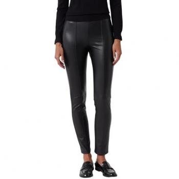 Comma-Schwarz-2-in-1-Casual-Legging