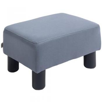 Luxury Small Microfiber Cloth Ottoman Footrest Seat