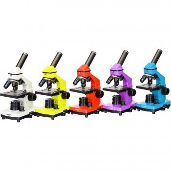 Microscopio Levenhuk Rainbow 2L PLUS con diseño colorido