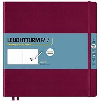 Libreta de Dibujo Cuadrada Leuchtturm1917 150g/m² Tapa Dura Rojo