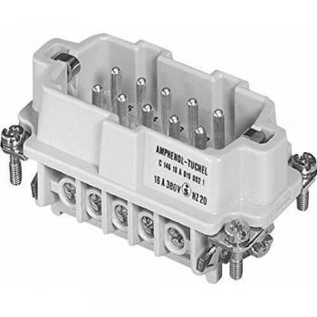 Amphenol C146 10A010 002 1-1 Stifteinsatz Heavy|Mate® C146 Gesamtpolzahl 10 + PE 1 St