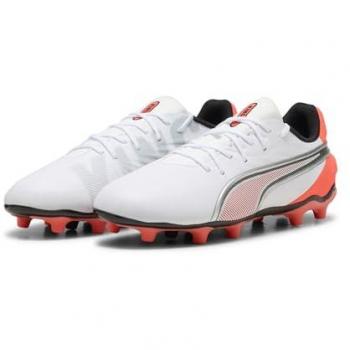 PUMA King Match FG/AG Junior 35.5 Bianco