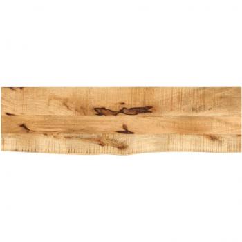 Table Top Live Edge Solid Wood Rough Mango 120x20x2.5 cm vidaXL