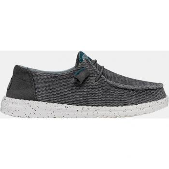 Wave Corduroy Charcoal Hey Dude