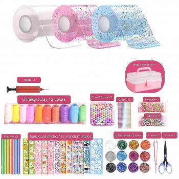 Nano Tape Bubble Kit para niños con tutoriales en video - Color blanco