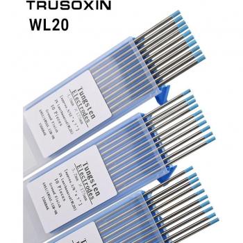 Varillas de tungsteno lantanado cabeza azul para soldadura TIG 10 Uds