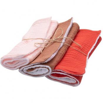Toallas de baño de gasa para bebé, set de 3