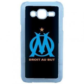 Cover Olympique de Marseille per Samsung Galaxy J5 trasparente
