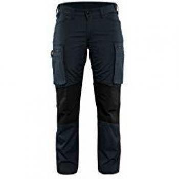 Pantaloni da lavoro maintenance stretch donna 7159 blu scuro nero 2XL FR(52) SE(C50) Standard