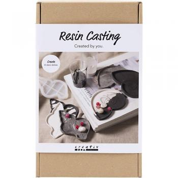 Black and White Resin Conch Casting Set
