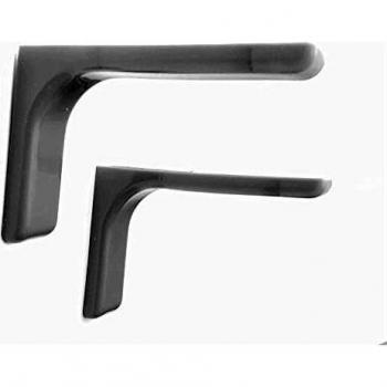 Invisible 180mm White Shelf Cover Brackets