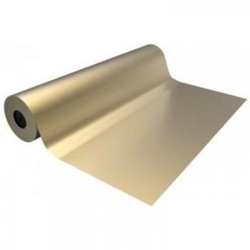 Papel de regalo Basika metalizado oro 31 cm x 80 m
