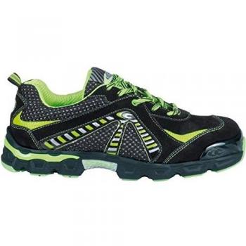 Cofra JE024-000 Sicherheitsschuhe Black S1 P SRC 41 Schwarz/Hellgrün