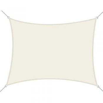 Sonnenparasole 3 m × 3 m – Outdoor Sonnenschutz Creme‑Farbe