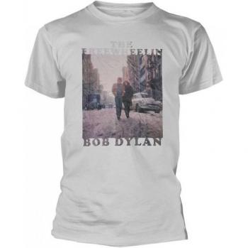 T-shirt Bob Dylan unisex adulto The Freewheelin L bianco