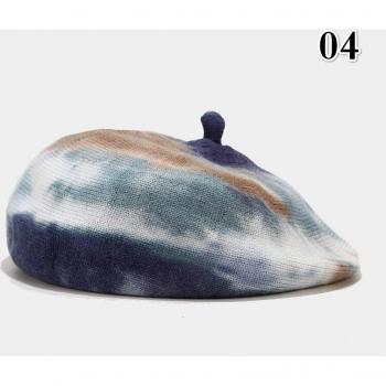 Sombrero Urbano Boina Tejida Tie-Dye