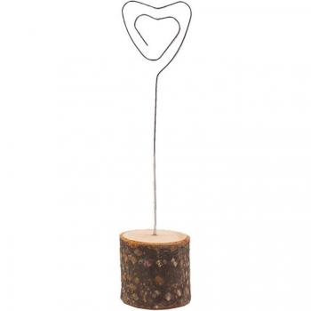 Support de noms de tables en bois