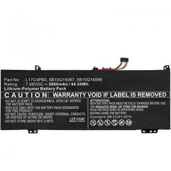 CoreParts MBXLE-BA0191 Notebook-Ersatzteil Akku (1 Zellen, 5800 mAh), Notebook Akku, Schwarz
