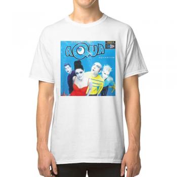 Camiseta Título de Acuario Blanco