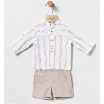 Bebé CocoBeige 2P Rayas