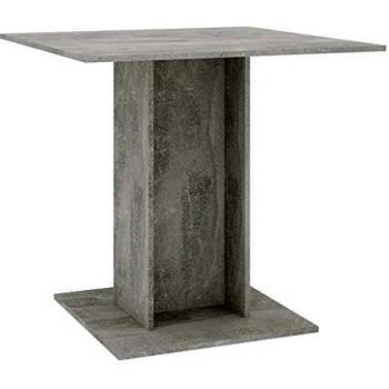 Dining Table Concrete Grey 80x80x75 cm Engineered Wood Vidaxl