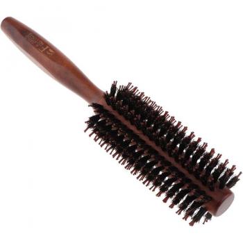 Wooden Handle Curling Hair Brush